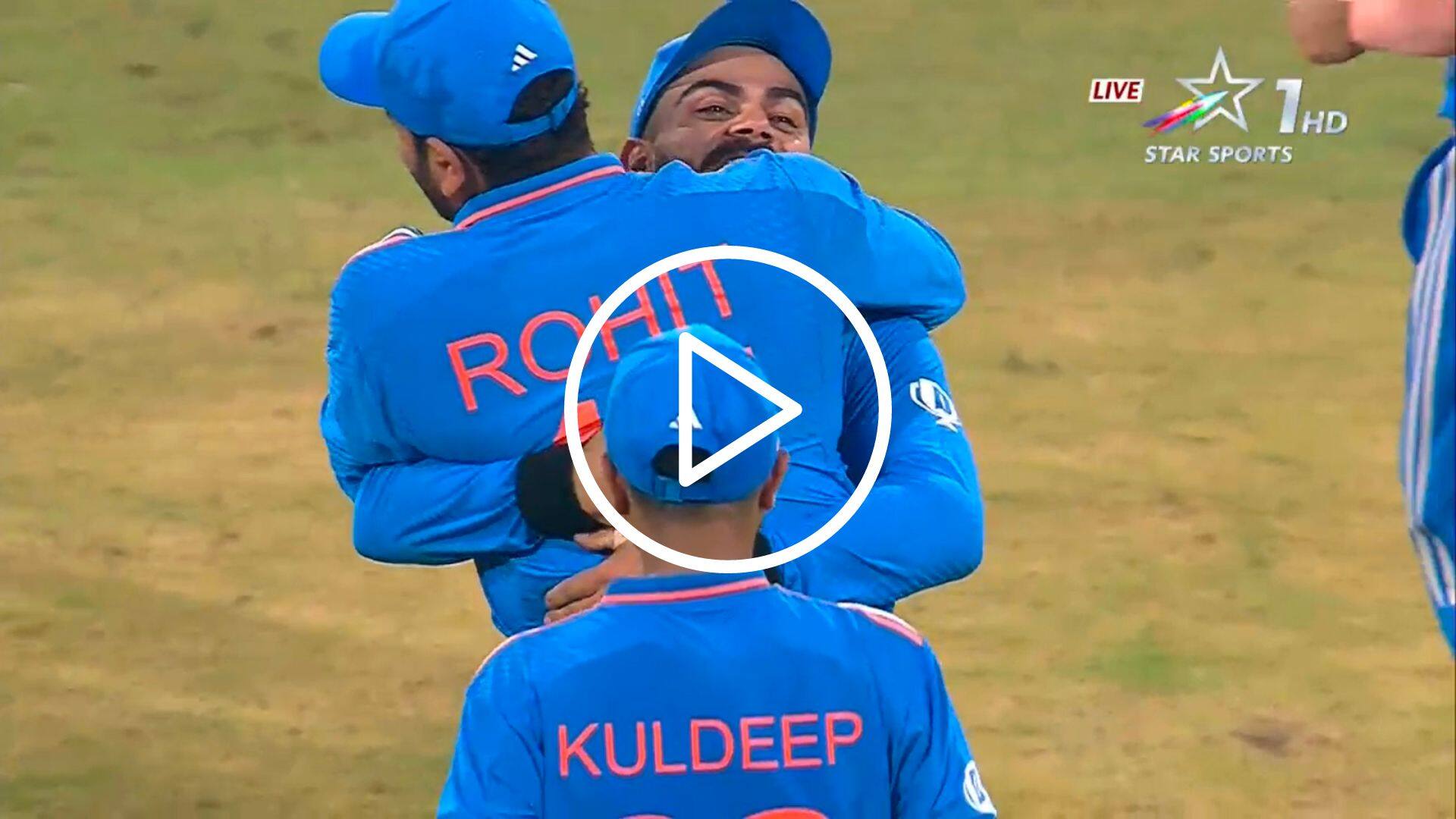 [Watch] Rohit Sharma And Virat Kohli Hug Each Other During IND vs ENG Clash